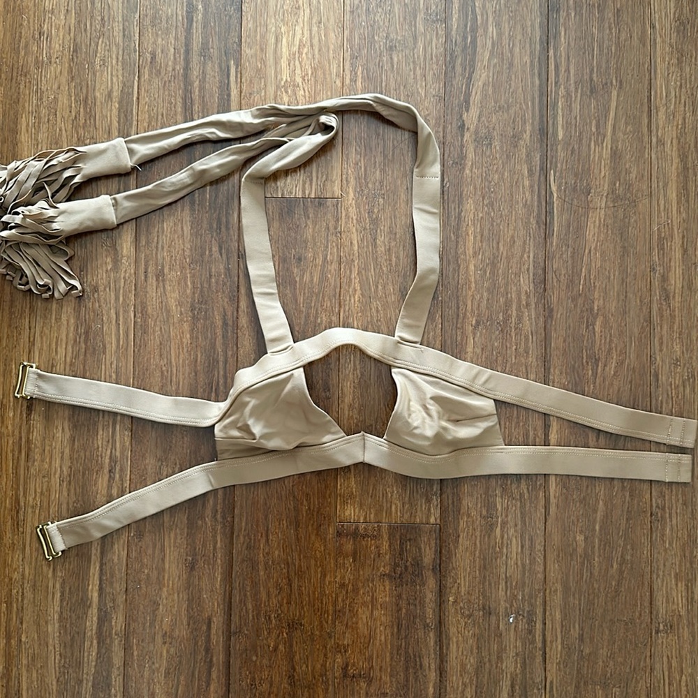 Montce Dunes bikini top in cappuccino